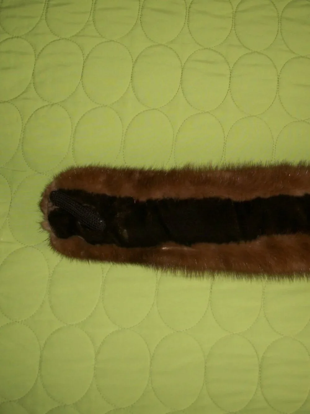 Vintage Real Gruidl Brown Mink Fur Collar/Stole